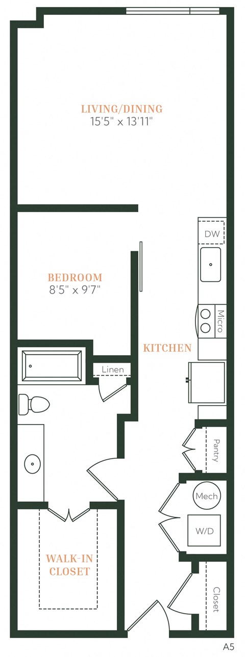 U3 - 1 urban bedroom 1 bath